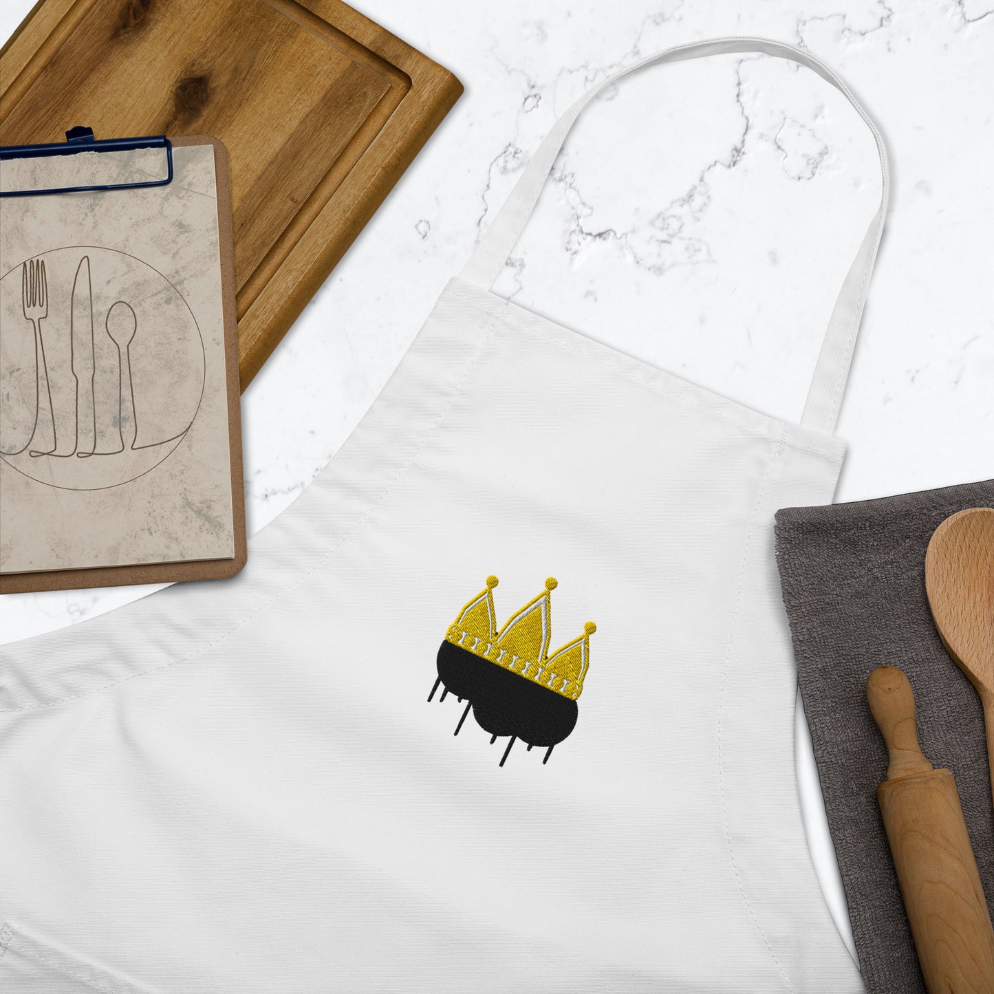 Embroidered Apron